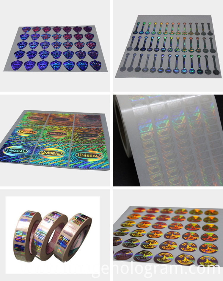 High Quality Security 3D Laser Hologram Sticker